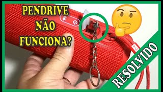 Pendrive não funciona na caixa de som USB Problema Resolvido 2022 [upl. by Cranford572]