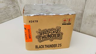 BLACK THUNDER 25  WTF  CAFFERATA VUURWERK [upl. by Noryd]