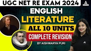 UGC NET English Literature Marathon  UGC NET English 10 Units Complete Revision By Aishwarya Puri [upl. by Pegma]