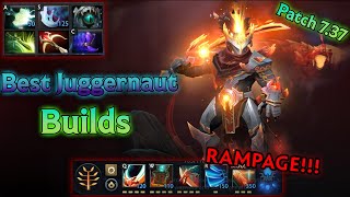 Best Juggernaut Carry Builds  Dota 2  Guide [upl. by Valenka]