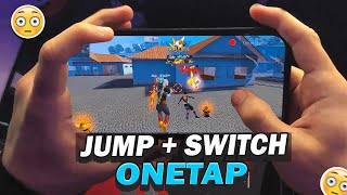 New Jump  Switch OneTap Headshot Trick quotMake You Master Of Movement Speedquot☠️  Free Fire Max [upl. by Notnilk]