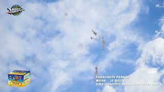 PARACHUTE PARADE 25 SHOTS M5109 [upl. by Ueihtam]