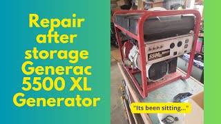 Repair after storage Generac 5500XL Generator [upl. by Isus322]