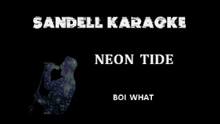 Boi What  Neon Tide Karaoke [upl. by Aseefan]