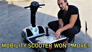 Mobility Scooter Wont Move or Drive The Most Common Problem and How To Fix It 100 Everytime [upl. by Atikim]