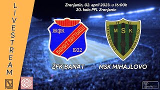 ŽFK BANAT BAGLJAŠ Zrenjanin  MSK Mihajlovo Full match Livestream 02042023 [upl. by Aeslek]