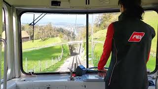 A ride on the Rheineck  Walzenhausen railway in Switzerland 281022 [upl. by Hasin645]