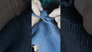 A most viral sweater hack Flipping a high neck into sweater [upl. by Ylro]