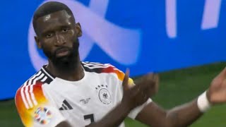 Rüdiger Own Goal vs Scotland Euro2024 [upl. by Eeladnerb]