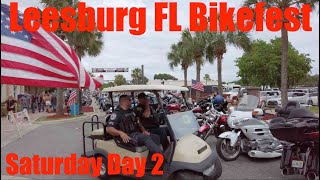 Leesburg Florida Bikefest  Saturday Afternoon at Bikefest Day 2 [upl. by Snyder405]