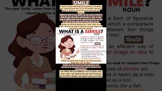 Simile📝 figureofspeech simile english englishgrammar englishliterature tgtpgtexam ugcnet yt [upl. by Ihskaneem79]