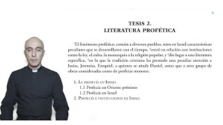 Tesis 2 Literatura profética [upl. by Gracye]