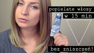 FARBOWANIE WŁOSÓW  POPIELATE WŁOSY ✩ tonowanie włosów BEZ ROZJAŚNIANIA ThePinkRook [upl. by Roberts]