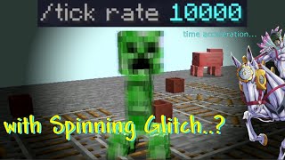 Making Minecraft Mobs spin endlessly with 10000 Ticks Per Seconds ─ With new tick command [upl. by Cornish]