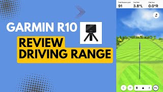 Garmin R10 Launch Monitor Review  Driving Range [upl. by Ayisan]