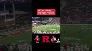 Rutgers QB Athan Kaliakmanis to WR Ian Strong for 6 Let’s gooo Go Rutgers rutgers shorts ru [upl. by Ruthi]