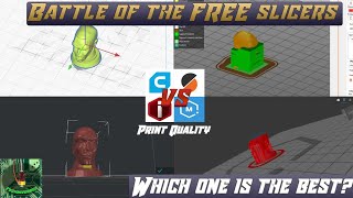 Which free slicer is best Slicer battles  best quality print [upl. by Levitus198]