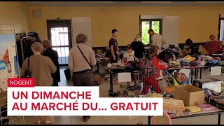 Nogent  un dimanche au marché du gratuit [upl. by Tehr]