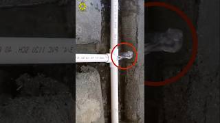 How to Fix a Hole in PVC Pipe Tee Without a Live Joint shorts feedshorts shortvideo [upl. by Willtrude]