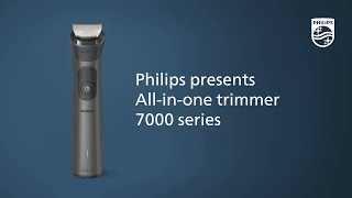 The ultimate grooming tool for your face head and body  Philips AllinOne trimmer [upl. by Enineg]