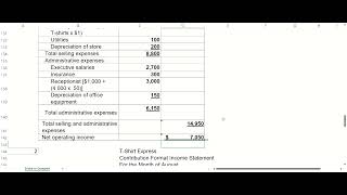 Managerial Accounting  Chapter 1 Video 4  Traditional and Contribution Income Statements  2023 [upl. by Ahsiena]