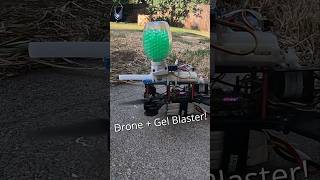 DIY Gel Blaster Drone In Action 60 Sec Build [upl. by Aedrahs]