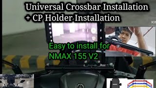 Universal Crossbar Installation  CP Holder Installation  Easy to install  tutorials crossbar [upl. by Llenrub]