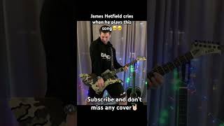 Metallica Bleeding Me rhythmguitar guitarist guitarcover metallicacover metallica shorts esp [upl. by Alenairam257]