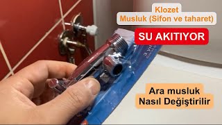 reklam Klozet musluğu su kaçırıyor  Klozet musluğu değiştirme  Ara musluk  Taharet [upl. by Abbi]