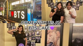 VISITING BTS CAFE AND EATING KOREAN FOOD💜  Prachi Kadam  Daily Vlogs [upl. by Anib]