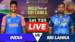 IND vs SL Live Match Today  India vs Sri Lanka 1st T20 Live Commentary  IND vs SL Live T20 Match [upl. by Noxin]