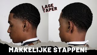 Leren Opscheren in Makkelijke Stappen  Overloop Tutorial  Low Taper [upl. by Laina]