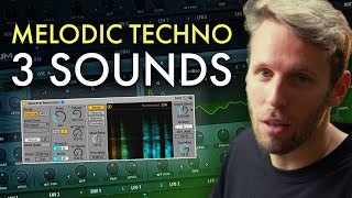 3 MUST HAVE Sounds for MELODIC TECHNO  Serum Sound Design [upl. by Ahsirk]