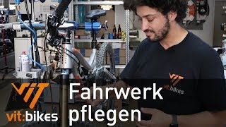 Wie pflege ich meine Gabel und Dämpfer  vitbikesTV 171 [upl. by Chafee294]