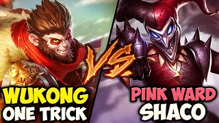 PINK WARD SHACO VS GRANDMASTER WUKONG MAIN  THE ONE TRICK SHOWDOWN [upl. by Cohl997]