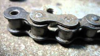 Roller Chain Assembly Without a breaker tool DIY [upl. by Hyacinthia856]