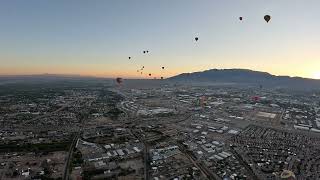 Albuquerque Balloon Festival Sunrise Flight 10112024  Part 3 [upl. by Nilreb]