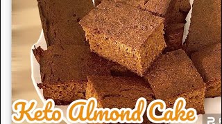 Keto Yogurt Almond Cake Recipe  easy healthy and tasty gluten free [upl. by Christen]