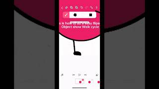 How to do a simple object show walk cycle on flipaclip tutorial flipaclip objectshow [upl. by Hetty]