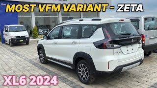 Most VFM variant 1156 Lakh❤️ 2024 Maruti Suzuki XL6 Zeta🔥 [upl. by Lahcim]