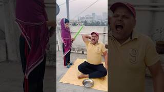 Mummy jhadu mar do 🤣🤣shorts funnycomedy ytshorts shortsfeed trendingshorts viralvideo [upl. by Weig688]