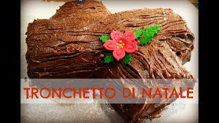 TRONCHETTO DI NATALE SENZA COTTURA ricetta semplice e veloce Fatto in casa in pochi minuti 2CK [upl. by Acinhoj]