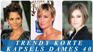 Trendy korte kapsels dames 40 [upl. by Wendt680]