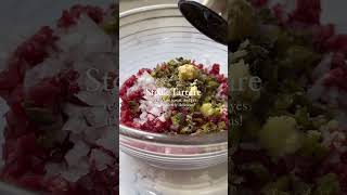 Ari’s Easy Homemade Steak Tartare [upl. by Huber]