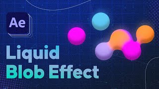 Liquid Blob Animation in After Effects  Animation Tutorial [upl. by Solange980]