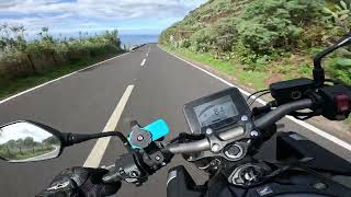 CB650R 2024  Ponta do Sol to Prazeres  Madeira Island [upl. by Shalna]