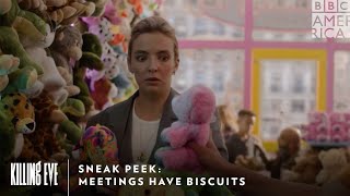 Sneak Peek Meetings Have Biscuits  Killing Eve  Sunday April 26 at 9pm  BBC America amp AMC [upl. by Iht372]