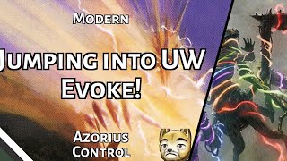 Jumping into UW Evoke  Azorius Control  Modern  MTGO [upl. by Ahsyat281]