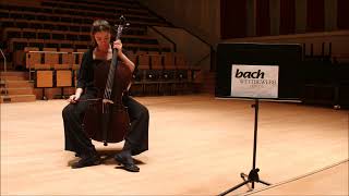 Bach Wettbewerb 2024  J S Bach Suite für Violoncello Solo in d  moll BWV 1008  Clara Eglhuber [upl. by Durant]