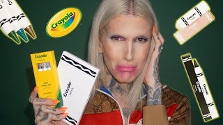 CRAYOLA MAKEUP… Is It Jeffree Star Approved [upl. by Ragde29]